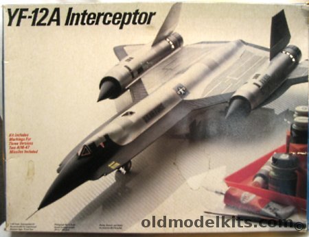 Testors 1/48 Lockheed YF-12A Interceptor, 588 plastic model kit